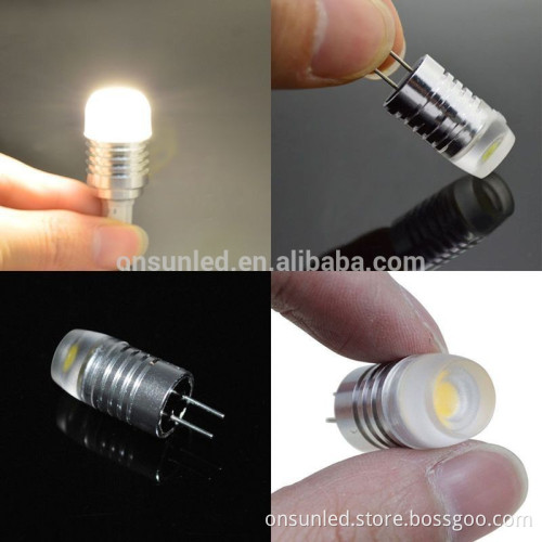 G4 led light bulb DC12V 3W 100-110LM high brightness led crystal chandelier CE RoHS approved led g4 lamp
